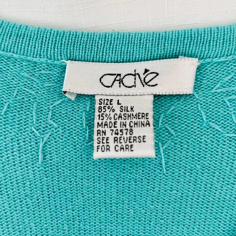 Caché~Silk & Cashmere Sweater/ Exceptional ~Stunning  / Host Pick - Picture 7 of 13